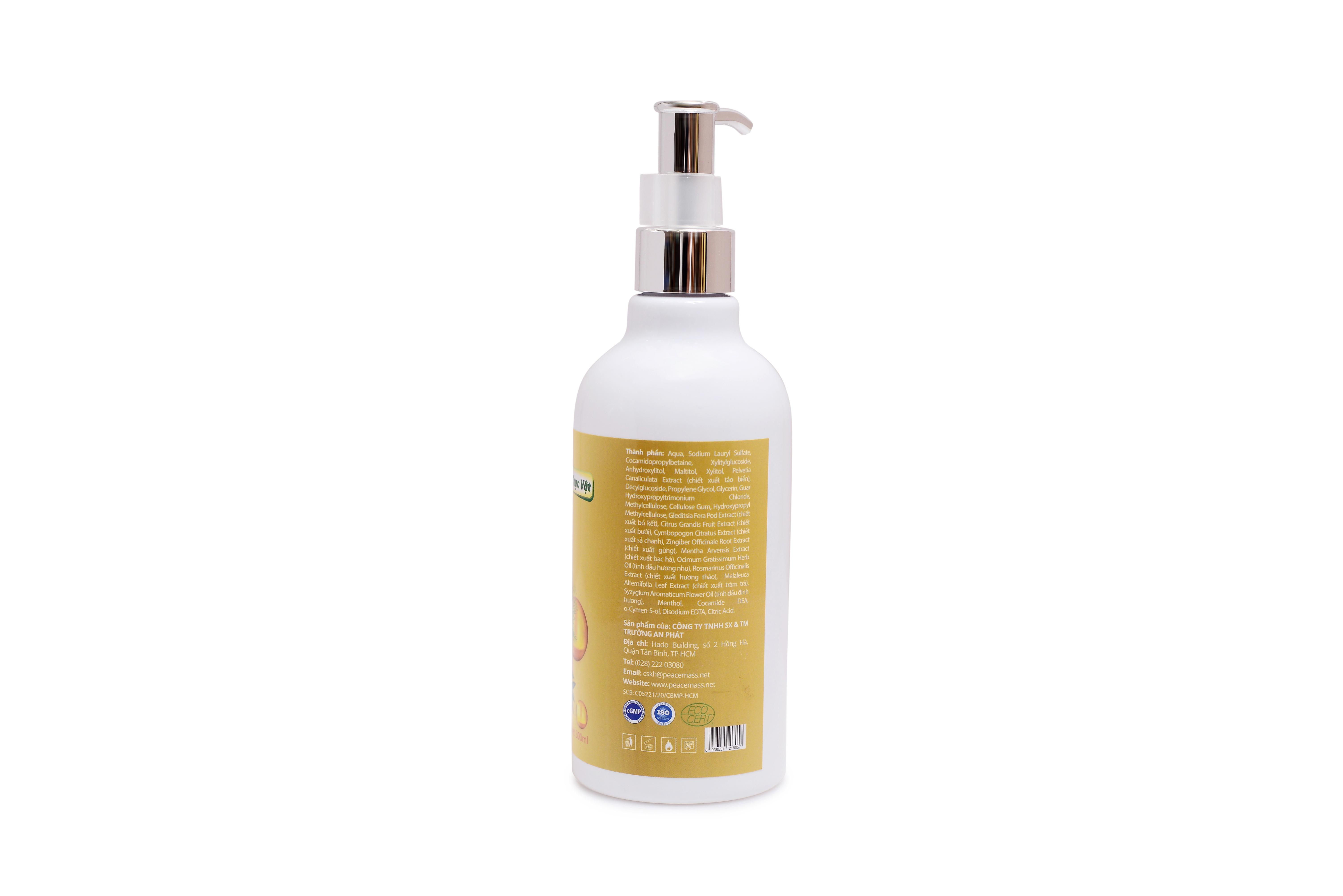 Dầu Gội Xả Thảo Mộc Tinh Chất Bạc Hà Peace Mass Chai 300ml