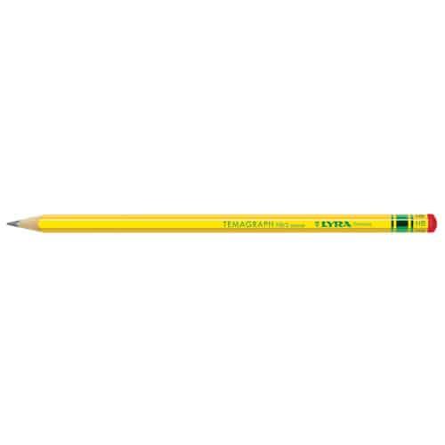 Bút chì đen Lyra Temagraph HB/2 - Vỉ 2 chiếc kèm gọt chì (Đức)