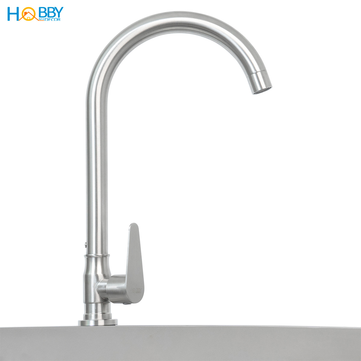 Vòi rửa chén bát lạnh inox 304 Hobby home decor RL1