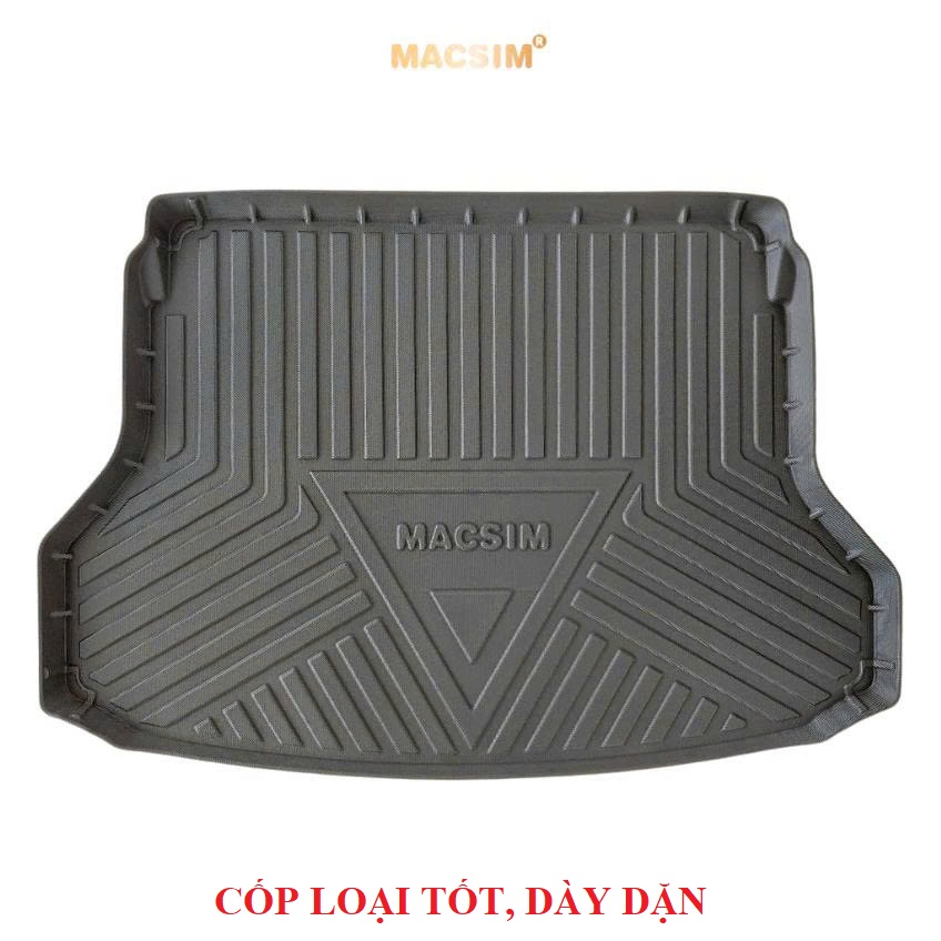 Lót cốp xe ô tô (qd) Nissan X trail 2014-2023 chất liệu TPV thương hiệu Macsim màu đen