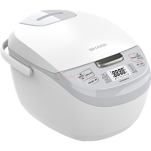 Nồi cơm điện tử Sharp 1.8 lít KS-COM192EV-GY - Hàng chính hãng
