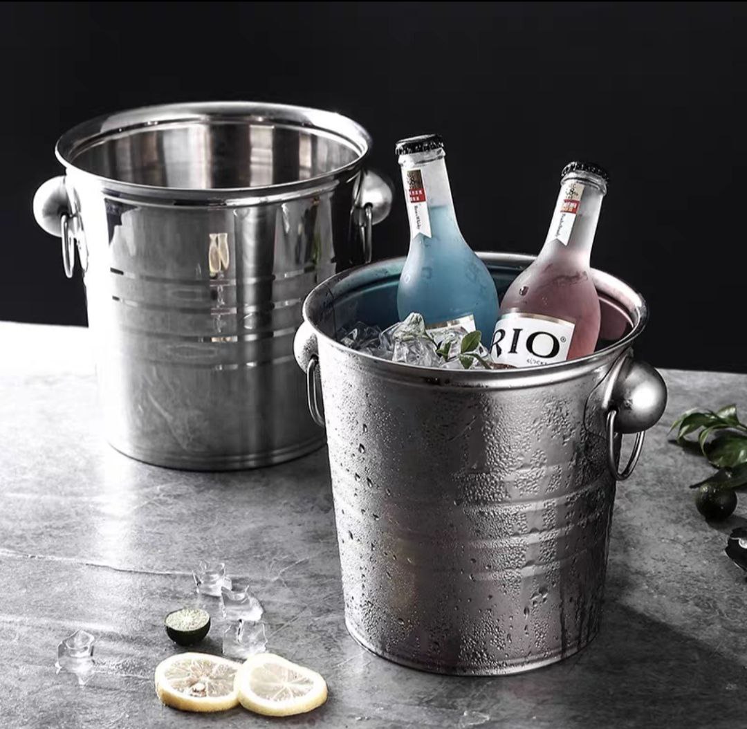XÔ INOX ĐỰNG ĐÁ ƯỚP RƯỢU BIA