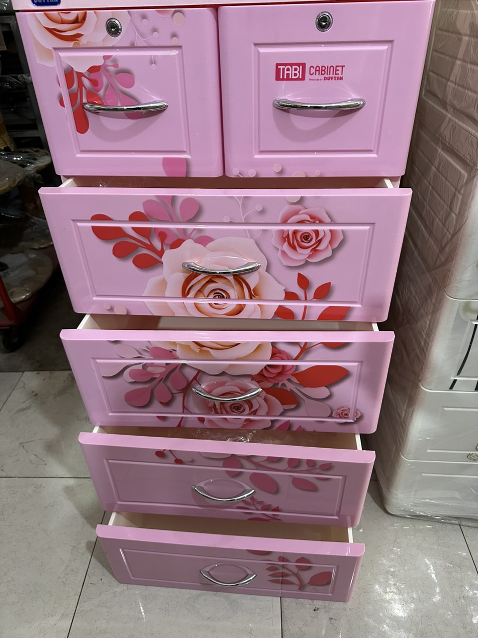 Tủ nhựa 5 ngăn Duy Tân 60 x Sâu 48 x Cao 124 cm