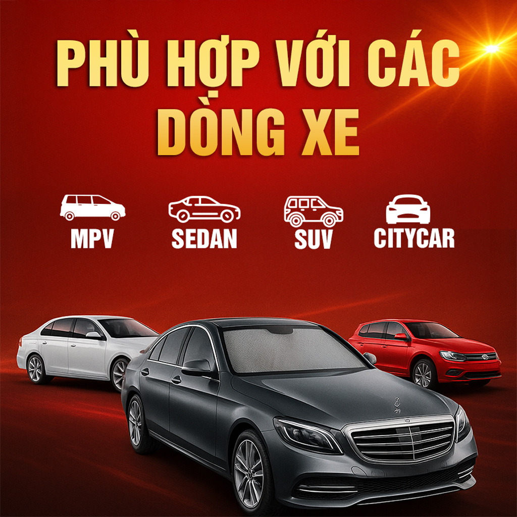 Tấm Che Nắng Ô Tô Xốp Cách Nhiệt Loại Ngắn Gấp Gọn Màu Lá Phủ Bạc Cho Kính Lái Và Kính Sau CIND CD-F002 (60x130cm) - Nhập Khẩu Chính Hãng