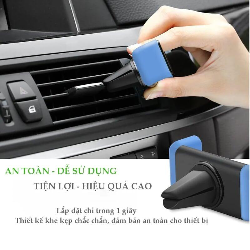 Ugreen UG30751LP120TK Màu xanh dương Giá Kẹp điện thoại trên khe thông gió ô tô xoay 360 độ - HÀNG CHÍNH HÃNG