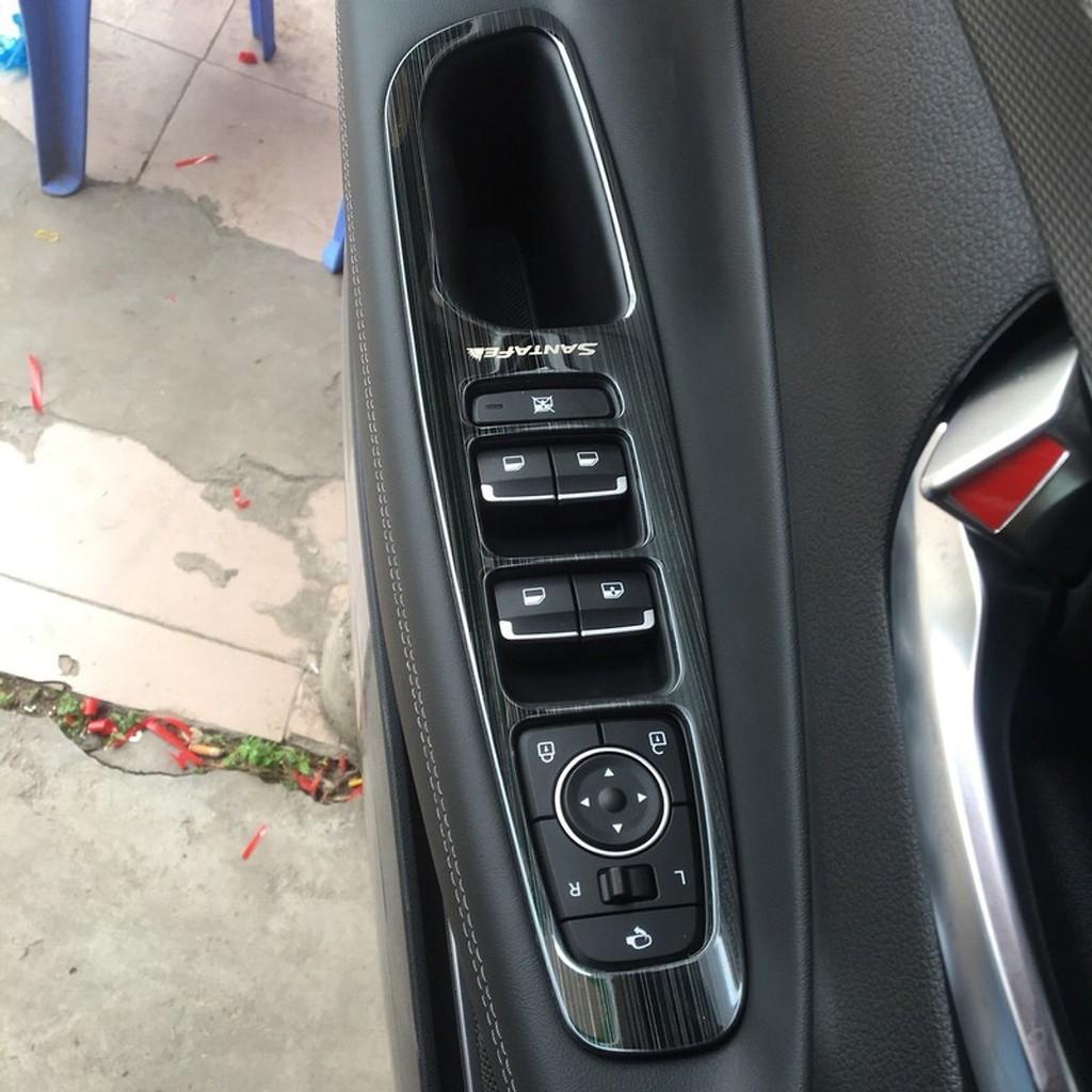 Ốp nội thất DÀNH CHO Xe Hyundai Santafe 2019 2020 Titan vân xước cao cấp
