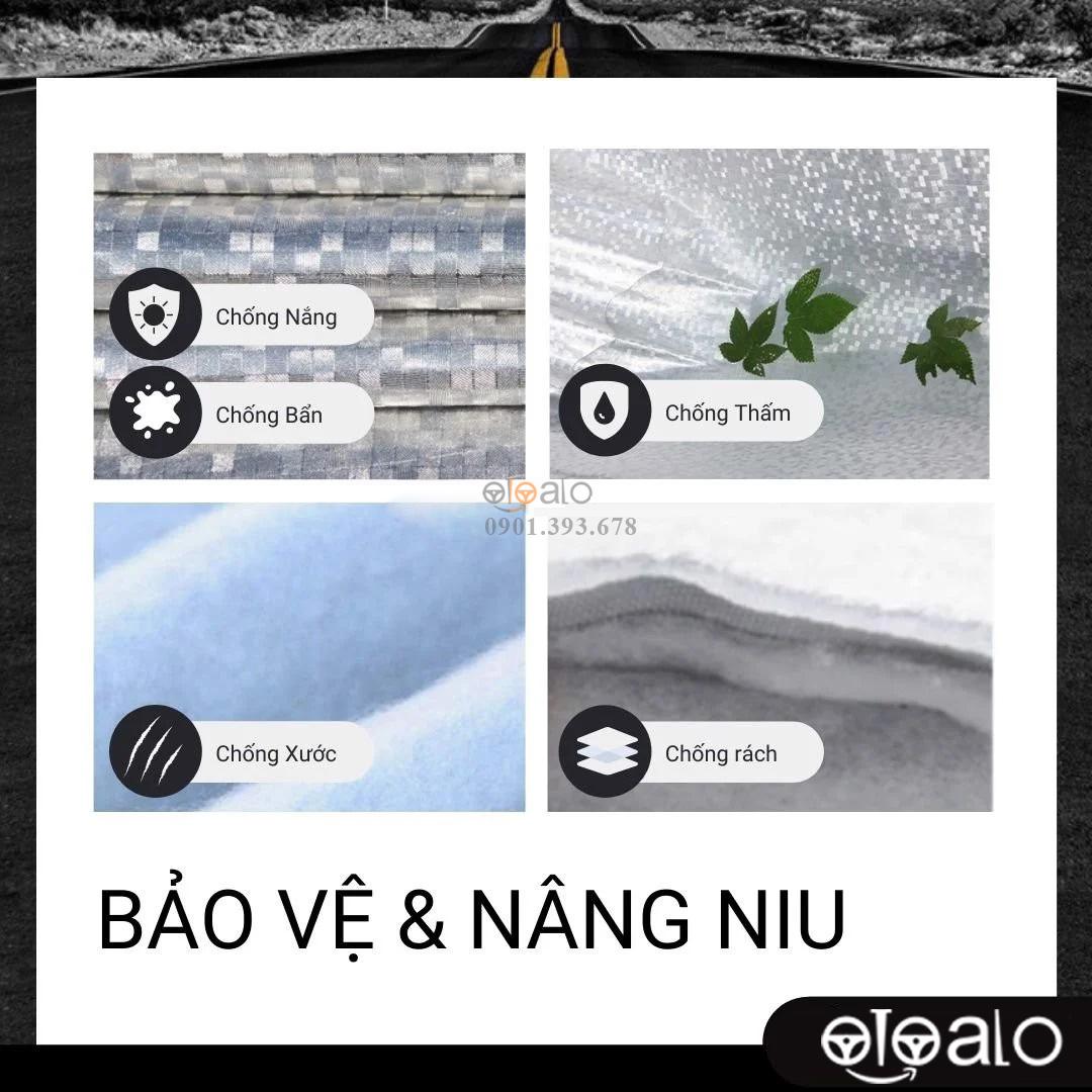 Bạt phủ xe ô tô Kia Rio vải dù 3 lớp CAO CẤP BPXOT