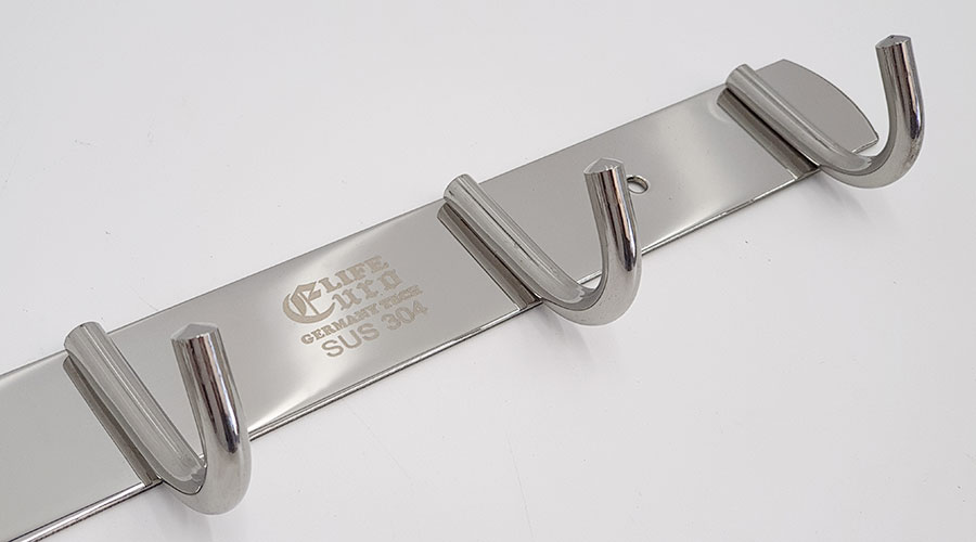Móc treo áo 5 chấu Inox SUS 304 Eurolife EL-M5 (Trắng bạc)