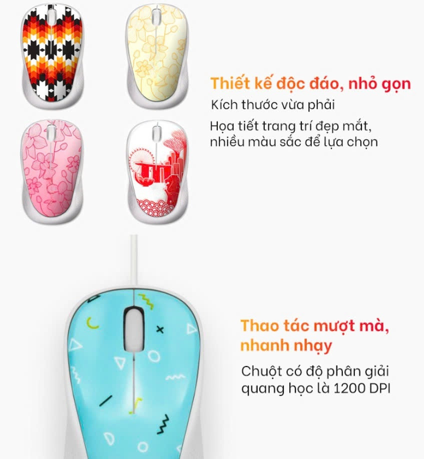 Chuột máy tính có dây PMC1005 giá Tốt, đèn LED hoạ tiết bắt mắt Dây Dài Thiết Kế Ôm Tay Thuận Cả 2 Tay Văn Phòng USB Cho Máy Tính Laptop Tivi - Hàng Nhập Khẩu