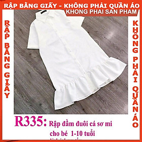 Rập giấy A0 mã R335 (BẢN VẼ)