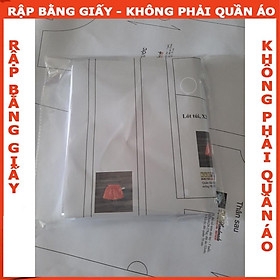 Rập giấy A0 đầm sơ mi mã 509 (BẢN VẼ) 