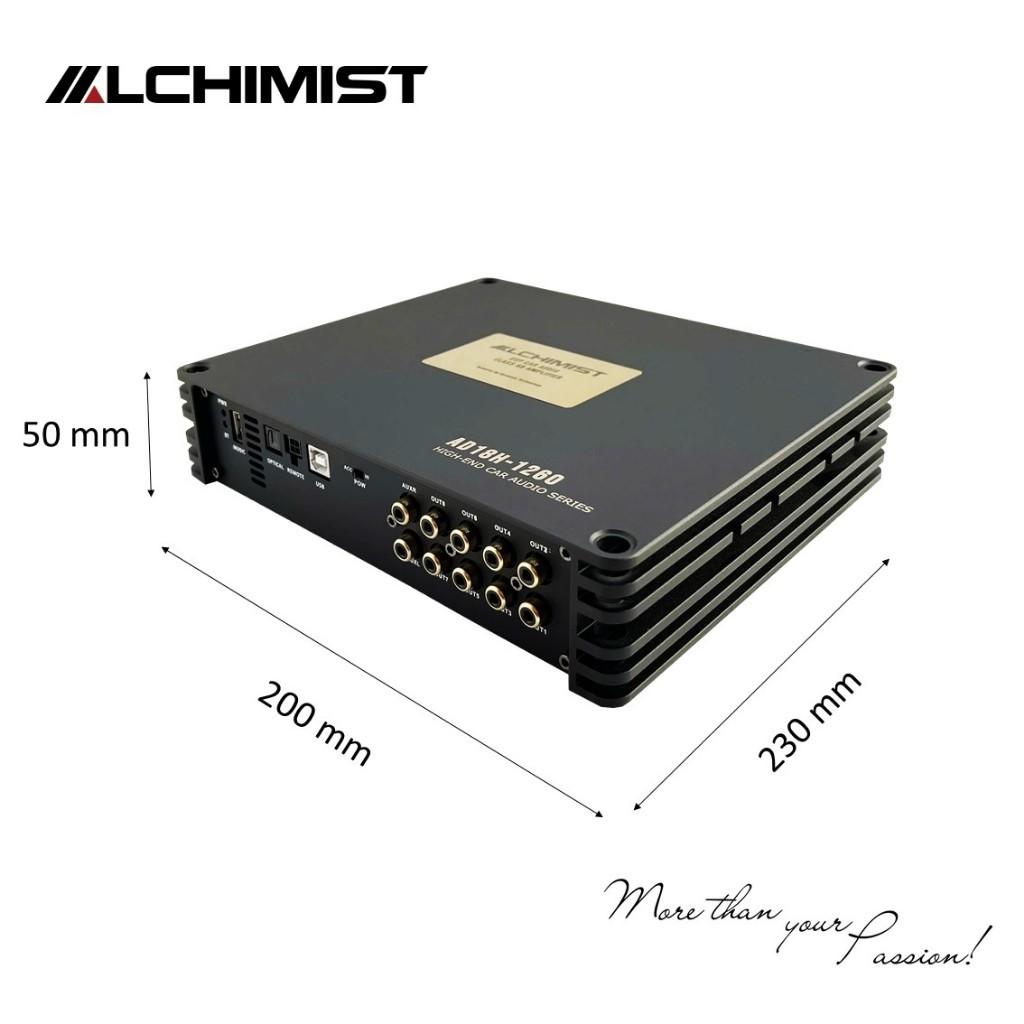 DSP Khuếch đại âm thanh ALCHIMIST AD18H-1260 thương hiệu Đức Tỷ Lệ Tín Hiệu Trên Tạp Âm: >102dB