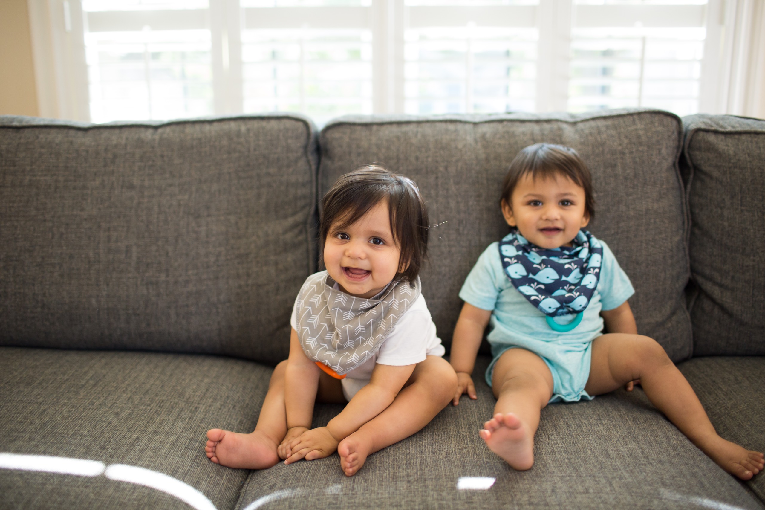 Yếm Cotton Bandana Bibs kèm ngậm nướu Silicone - Dr.Brown