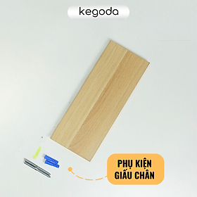 [Mua 2 giảm 10%] Kệ Gỗ Thanh Ngang Treo Âm Tường Trang Trí, Nhiều Màu KEGODA KT56