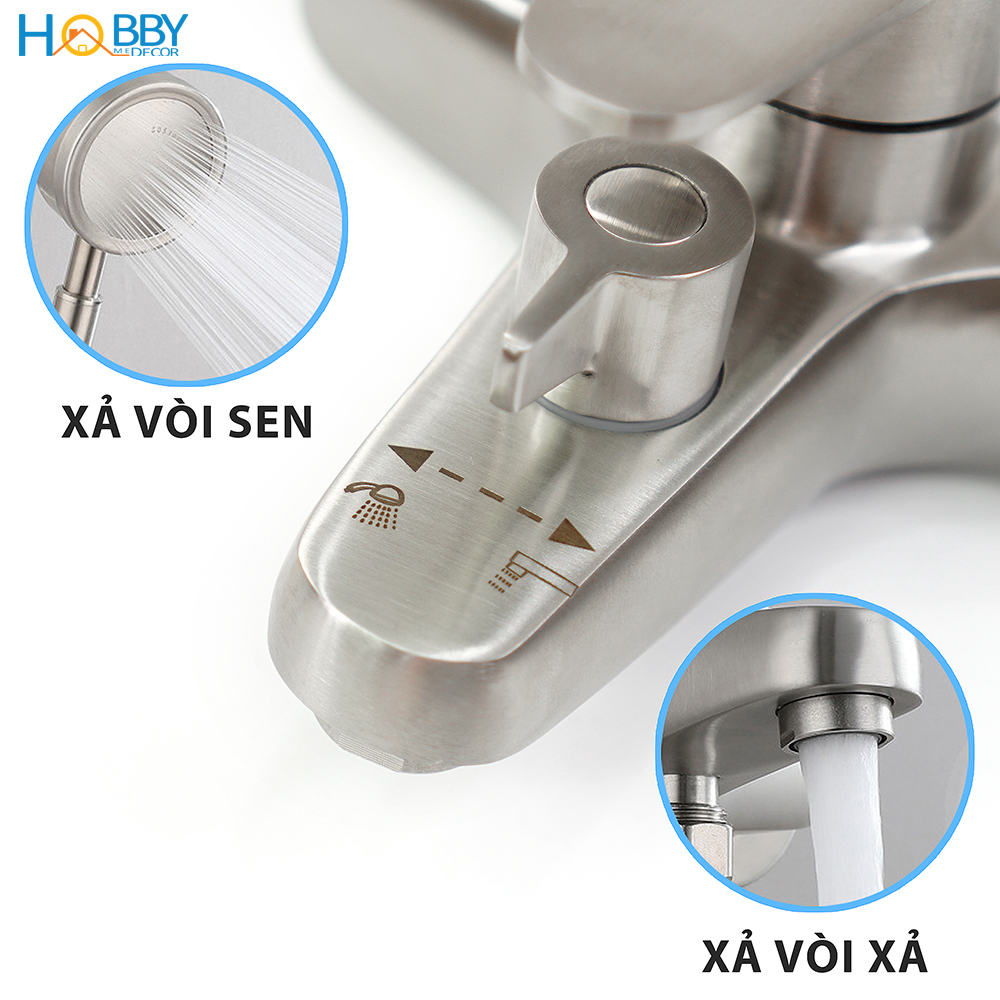 Củ sen gật gù nóng lạnh inox 304 đa năng Hobby Home Decor CSNL2