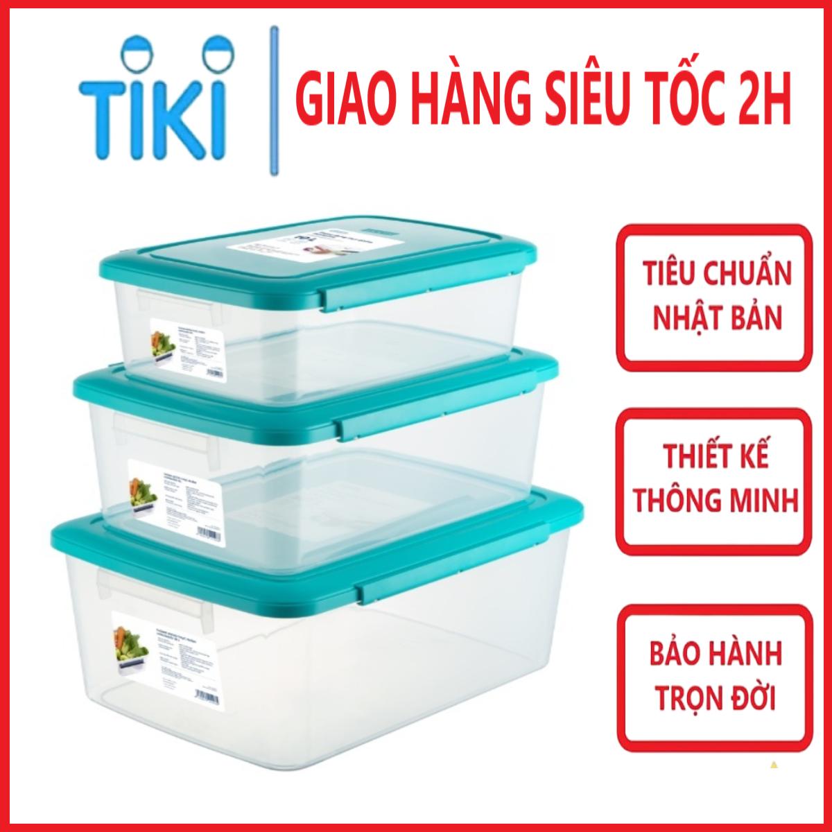 Thùng Đựng Thực Phẩm Hokkaido 10L-18L-30L Chính Hãng Inochi