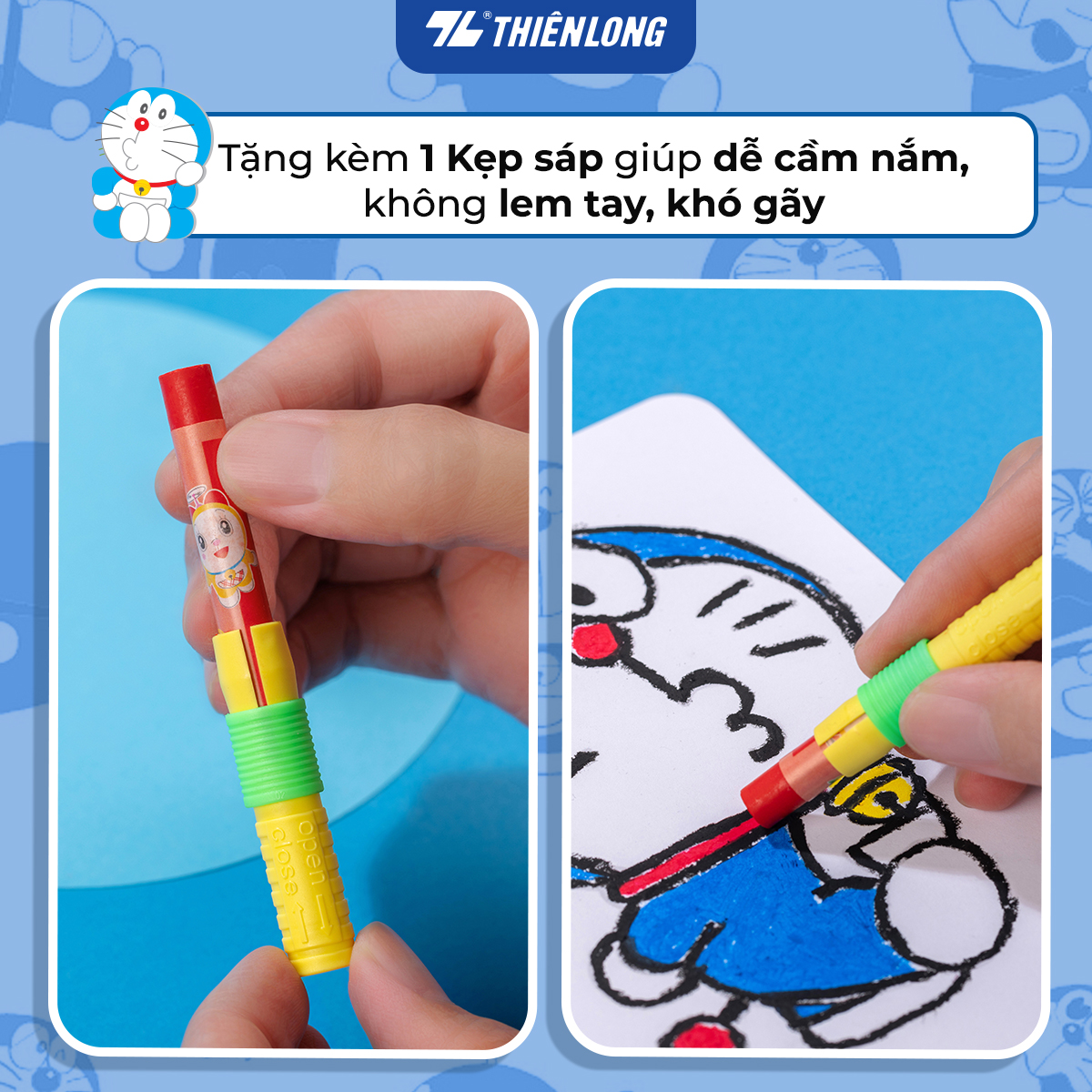 Bút Sáp dầu Thiên Long Doraemon OP-C09/DO