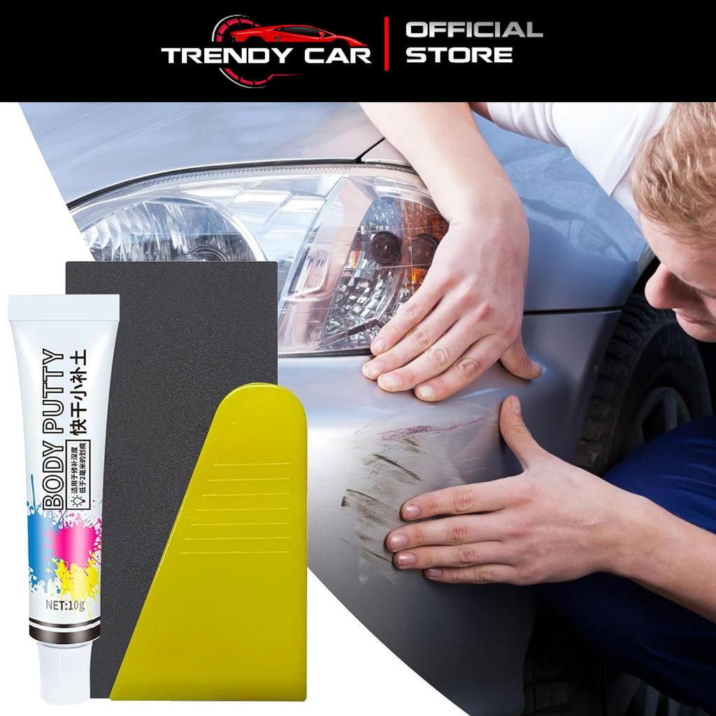 Bả matit vết trầy xước xe ô tô HAOSHUN 10gr, bột trét ATM ô tô đầy đủ dụng cụ bả nhanh khô bền đẹp hiệu quả