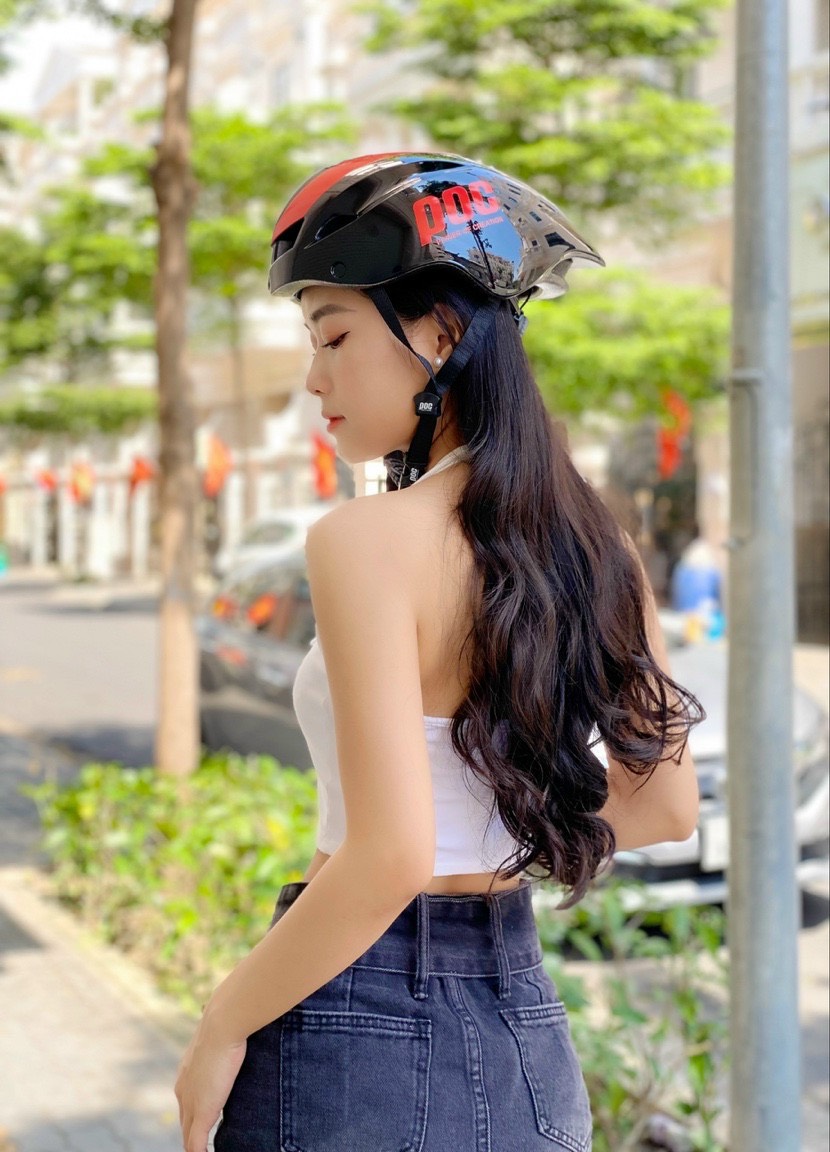 (Chính Hãng) Nón POC P01 mẫu mới khóa nam châm, tặng bộ lót, túi đựng nón