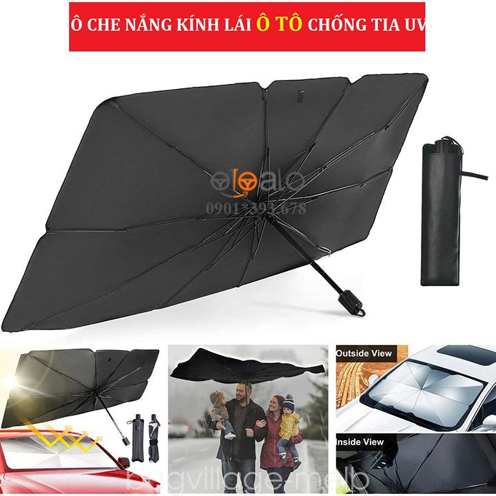 Ô dù che chắn nắng kính lái ô tô Toyota Altis vải dù tráng nhôm cao cấp ODCKL