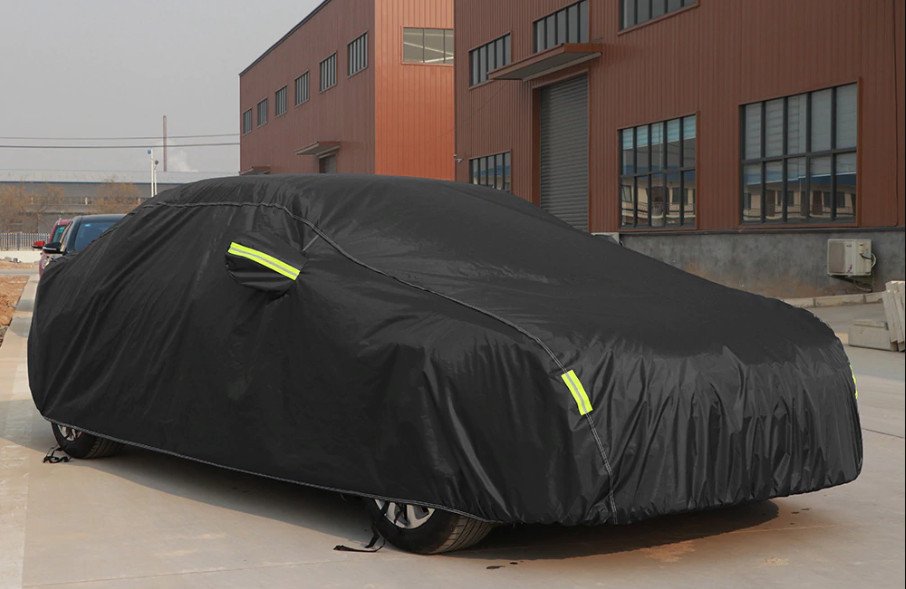Bạt phủ ô tô thương hiệu MACSIM dành cho Peugeot 3008 màu đen bạt phủ trong nhà và ngoài trời
