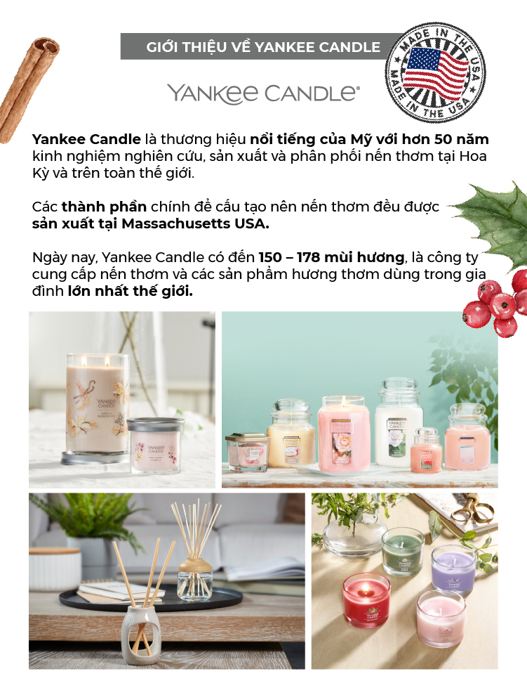 Nến ly tròn sáp đậu nành Yankee Candle size L (567g) - Midsummer