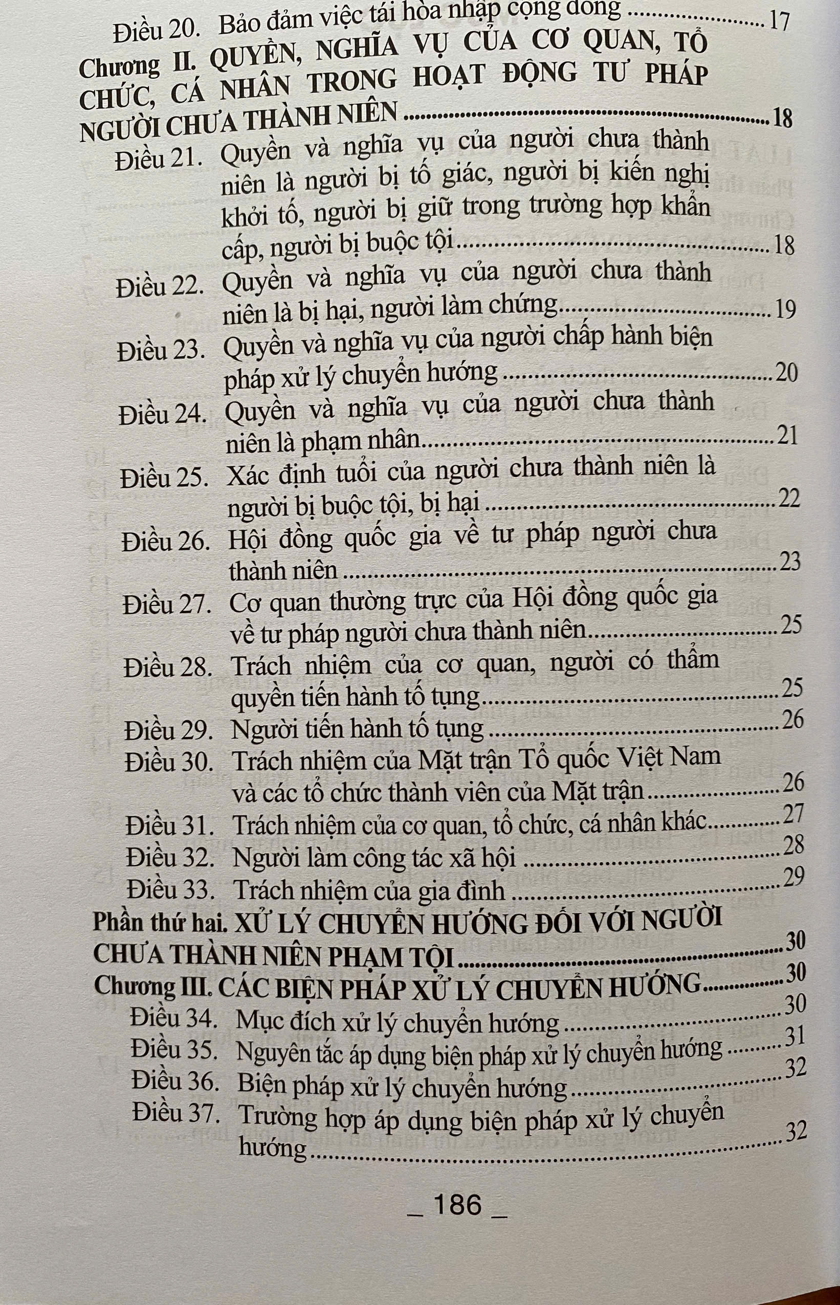 Luật Tư Pháp Người Chưa Thành Niên