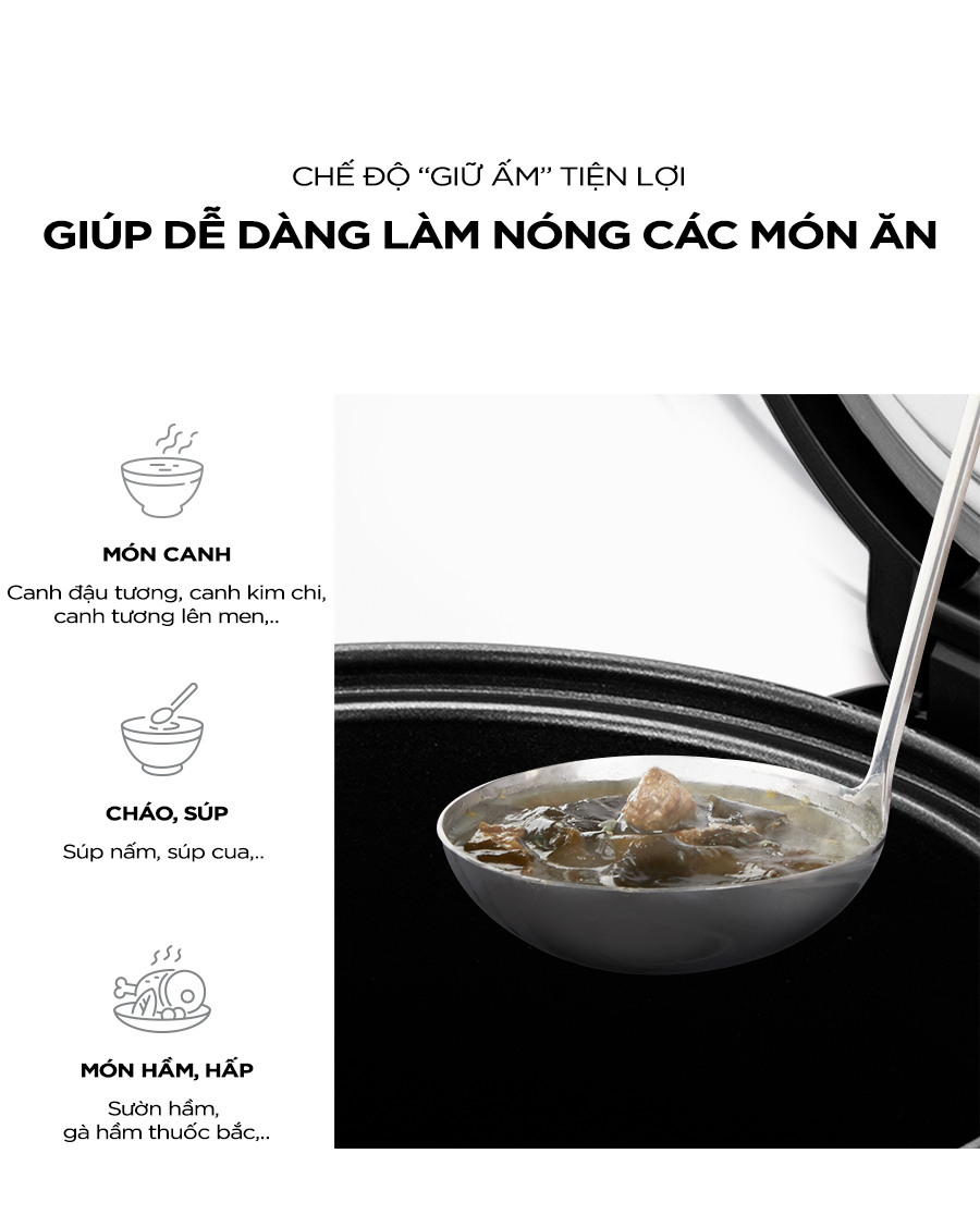Nồi cơm điện nắp gài Cuckoo CR-1001V/RDWH, 1.8L, Hàng chính hãng - Bảo hành 24 tháng