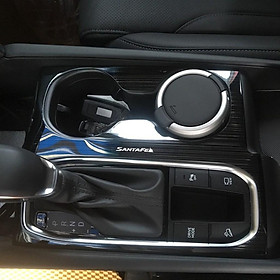 Ốp nội thất  DÀNH CHO Xe Hyundai Santafe 2019 2020 Titan vân xước cao cấp
