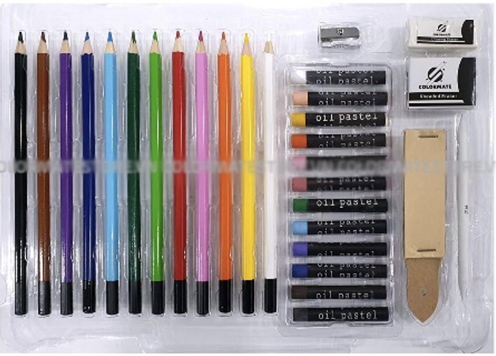 Bộ Màu Vẽ Đa Năng Hộp Nhựa Colormate CM-30PLS