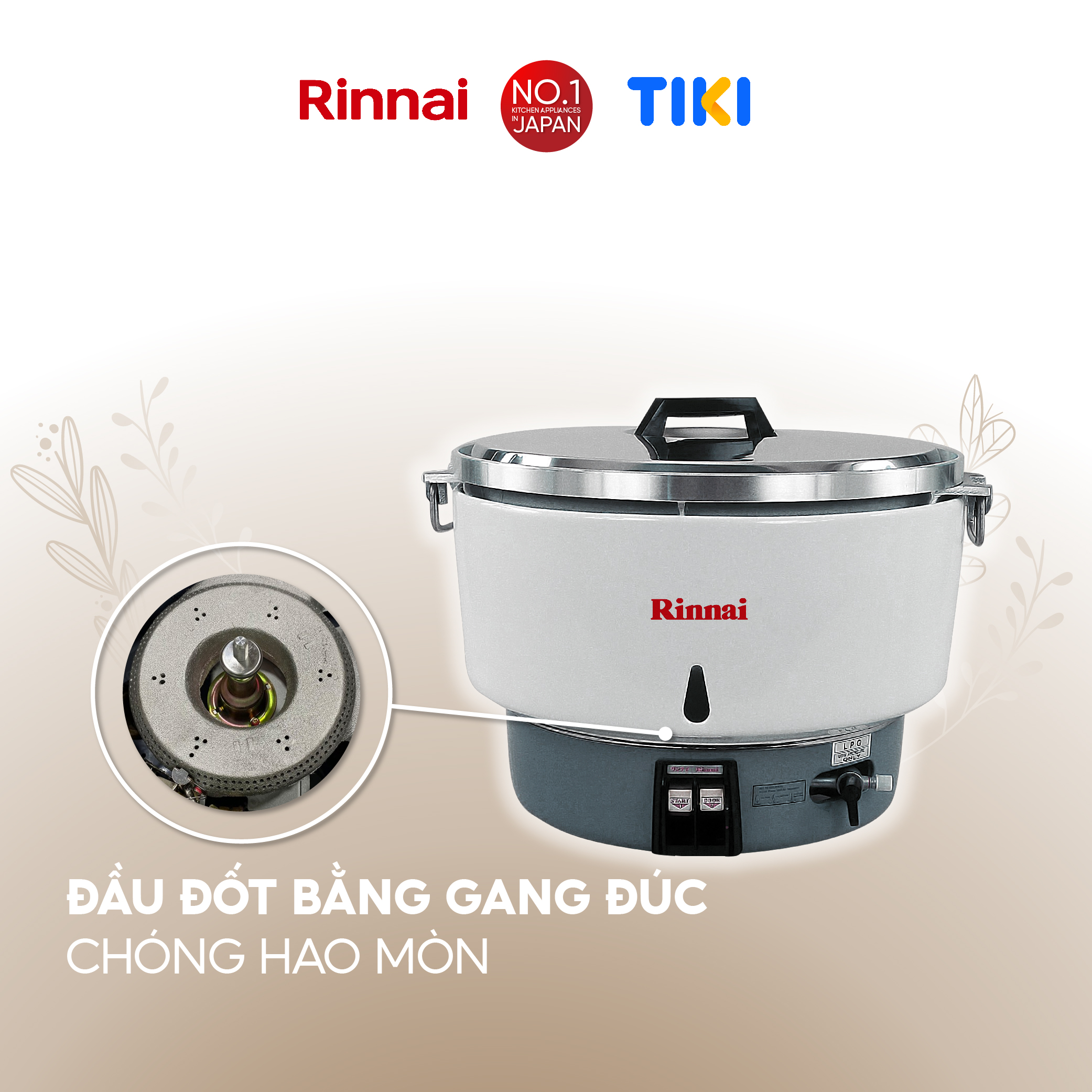 Nồi cơm gas Rinnai RTL-R10 dung tích 10 lít