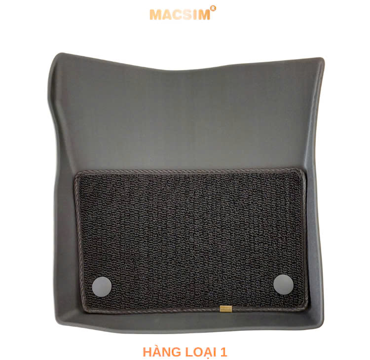 Thảm lót sàn ô tô 2 lớp cao cấp dành cho xe Toyota Veloz / Avanza 2022+ (sd) nhãn hiệu Macsim chất liệu TPE màu đen