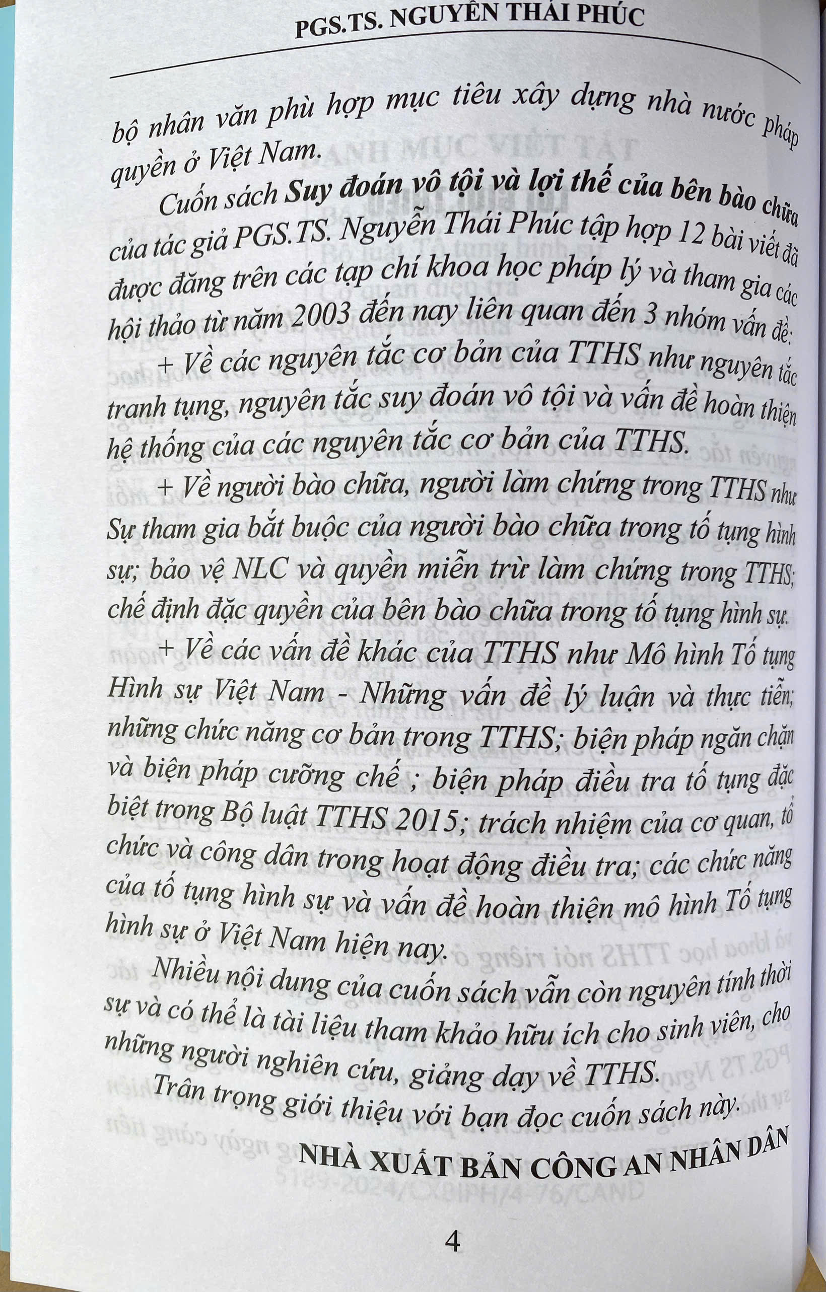 Suy Đoán Vô Tội Và Lợi Thế Của Bên Bào Chữa