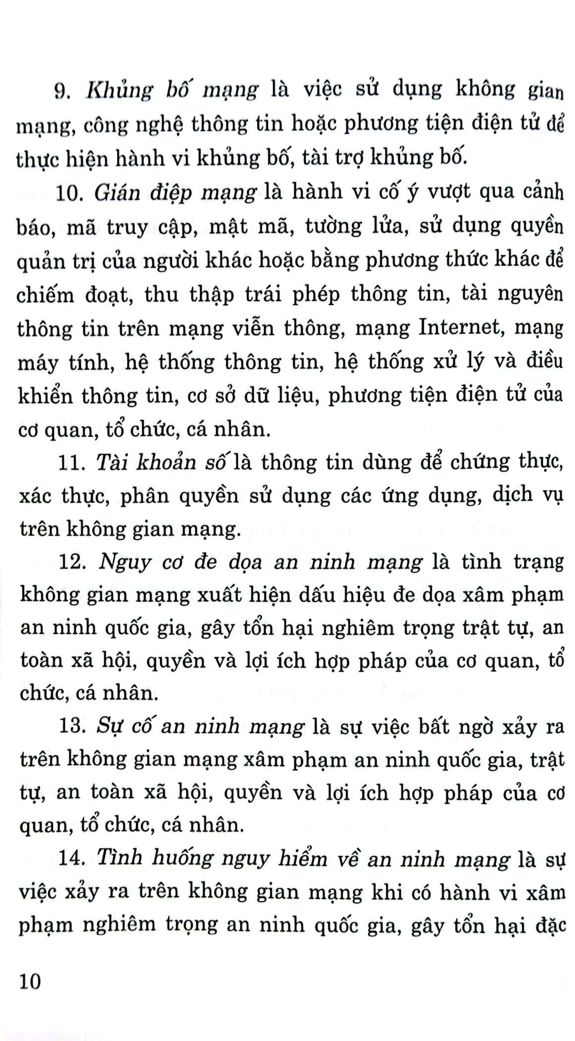 Luật An Ninh Mạng (Hiện Hành)
