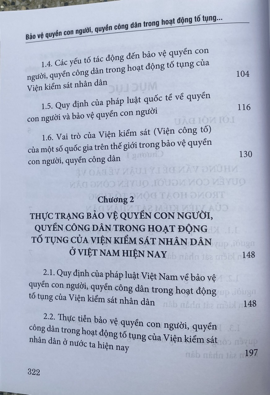 Bảo Vệ Quyền Con Người, Quyền Công Dân Trong Hoạt Động Tố Tụng Của Viện Kiểm Sát Nhân Dân Ở Việt Nam Hiện Nay