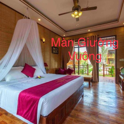 Màn Tròn Công Chúa - Cao Cấp Mộc Miên ( Hình thật )