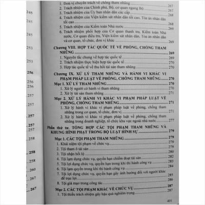 Hệ Thống Văn Bản Của Đảng, Nhà Nước Về Phòng Chống Tham Nhũng, Tiêu Cực Trong Công Tác Cán Bộ - Tổng Hợp Các Khung Hình Phạt Về Tội Phạm Tham Nhũng Trong Bộ Luật Hình Sự - V2293T