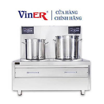 [CỬA HÀNG CHÍNH HÃNG] Bếp từ công nghiệp đôi 12KWx2 mặt phẳng Viner