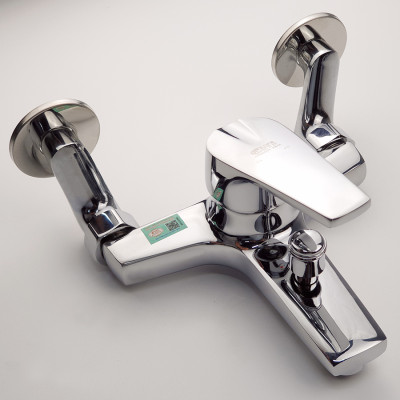 Củ sen nóng lạnh chân ngoài Đồng mạ Chrome Eurolife EL-3001 New (Trắng bạc)