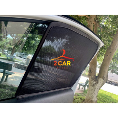 Rèm che nắng xe Nissan Navara 2013- 2022, 1 bộ 4 cái có hít nam châm cao cấp
