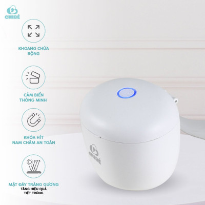 Máy tiệt trùng UV Mini - Tiệt trùng núm ti Chibé Magic 2 CB014 - Hàng Chính Hãng