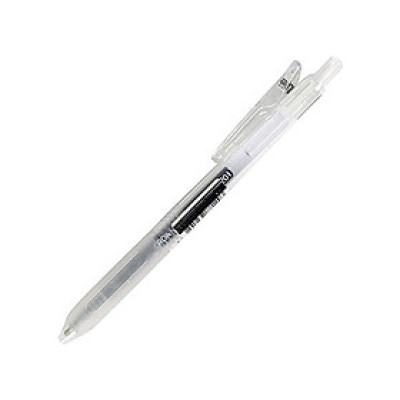 Bút Gel Bium 0.38 mm - Glory Morning 32301-89411 - Mực Đen - Thân Bút Màu Trắng