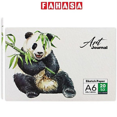 Tập Vẽ Art Journal A6 - 40 Trang 220gsm - The Sun - Panda