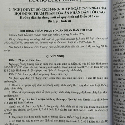 Sách Bộ Luật Hình Sự năm 2015 sửa đổi, bổ sung năm 2017, 2025 và Các Văn Bản Hướng Dẫn Thi Hành (V2593D)