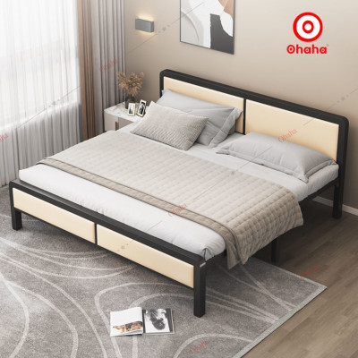 [ Miễn phí giao hàng cà lắp đặt TP. HCM] Giường ngủ sắt hiện đại Ohaha - GS008