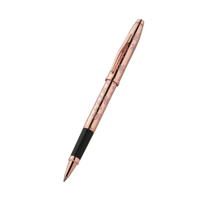 Bút Ký Doanh Nhân CROSS dòng Bút Bi Nước Century II Hoa Anh Đào – Phiên Bản Mạ Vàng Hồng