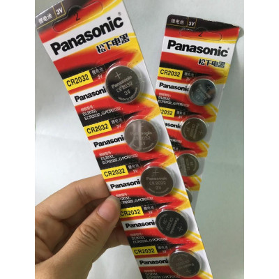 Pin Lithium Panasonic 3V Xịn CR2032 - CR2025 - CR2016 - CR1632 - CR1620 - CR1616 CR1220 - CR2450 Thay pin chìa khóa ôtô