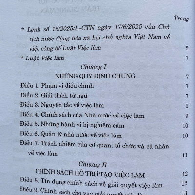 Sách Luật Việc Làm Năm 2025