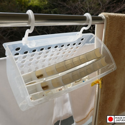 Giỏ nhựa có móc treo tiện lợi Sanada - Hàng nội địa Nhật Bản |#Made in Japan|