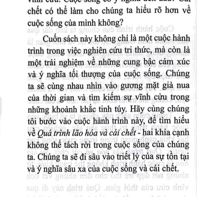 Quá Trình Lão Hóa Và Cái Chết